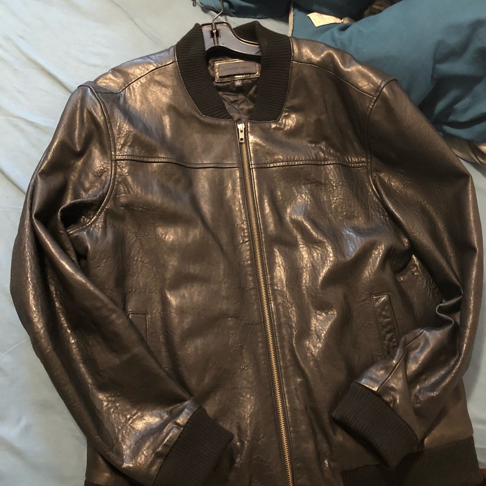 Zachary Prell Men's Black Lambskin Leather Jacket